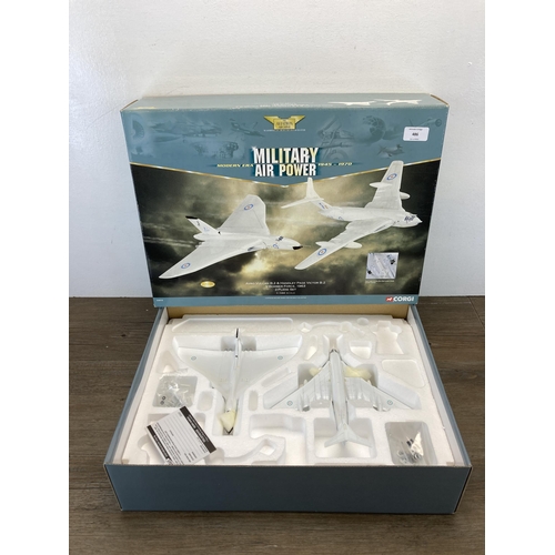 486 - A boxed Corgi The Aviation Archive Military Air Power Modern Era 1945 - 1970 limited edition Avro Vu... 