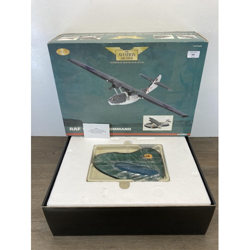 488 - A boxed Corgi The Aviation Archive RAF Coastal Command limited edition PBY Catalina MkIVA - JX574 1:... 