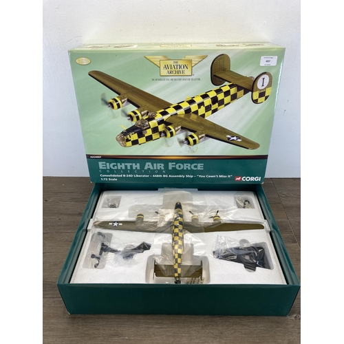 497 - A boxed Corgi The Aviation Archive Eighth Air Force Collection limited edition Consolidated B-24D Li... 