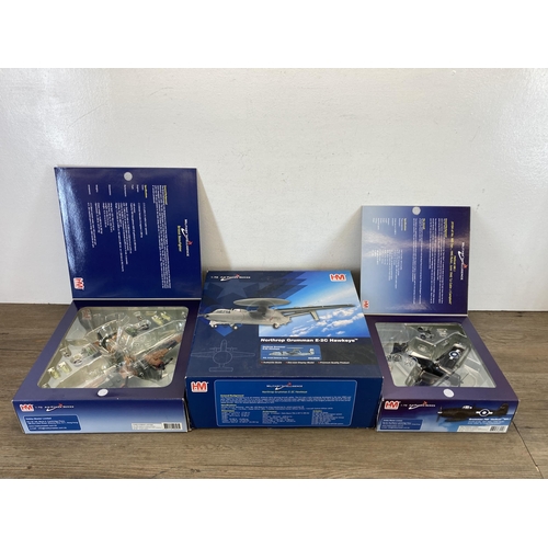 517 - Three boxed Hobby Master Air Power Series 1:72 scale die-cast models, HA1111, HA2315 and HA4805