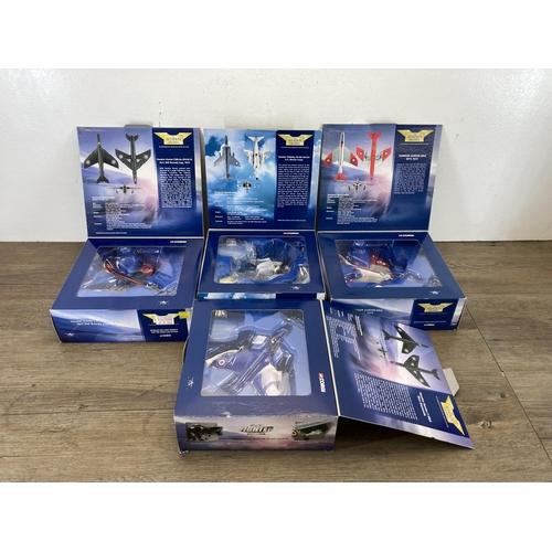 522 - Four boxed Corgi The Aviation Archive Jet Fighter Power limited edition 1:72 scale die-cast models, ... 