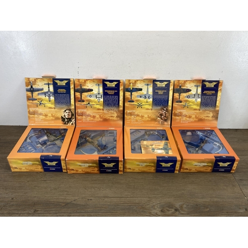 525 - Four boxed Corgi The Aviation Archive  Flying Aces limited edition 1:72 scale die-cast models, 49202... 