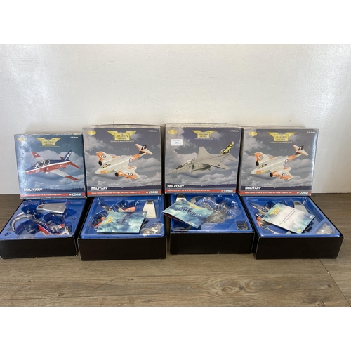 534 - Four boxed Corgi The Aviation Archive Military Air Power limited edition 1:72 scale die-cast models,... 