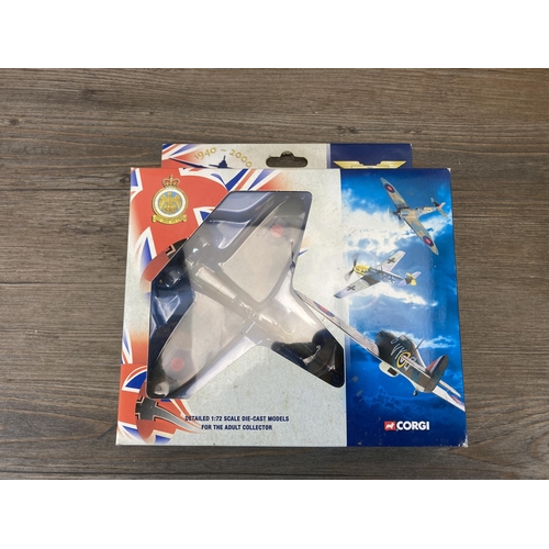 536 - Nine boxed Corgi The Aviation Archive Battle of Britain Commemorating 60 years 1:72 scale die-cast m... 