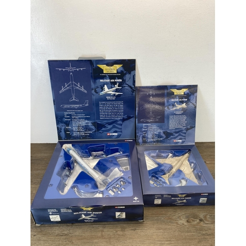 552 - Two boxed Corgi The Aviation Archive Military Air Power 1:144 scale die-cast models, 48701 limited e... 