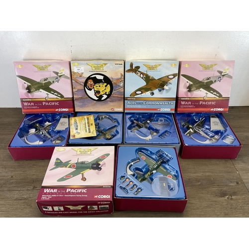 557 - Five boxed Corgi The Aviation Archive limited edition 1:72 scale die-cast models, two AA33812, AA321... 