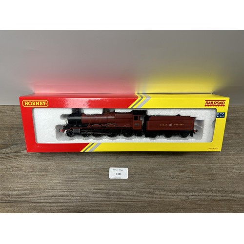 610 - A boxed Hornby Olton Hall GWR4900 class 5972 model locomotive and tender