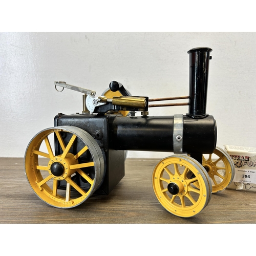 396 - A Mamod TWK1 Traction Engine live steam model with accessories - approx. 18cm high x 12cm wide x 22c... 