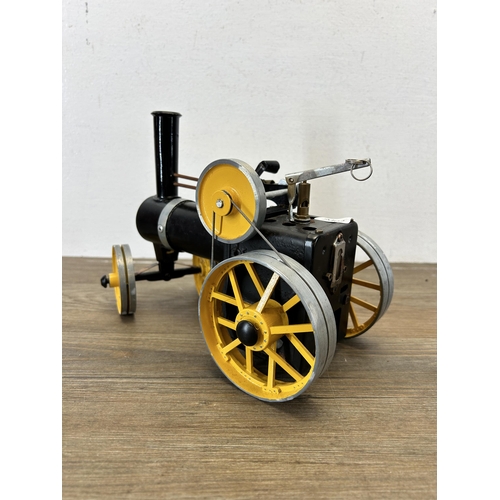 396 - A Mamod TWK1 Traction Engine live steam model with accessories - approx. 18cm high x 12cm wide x 22c... 