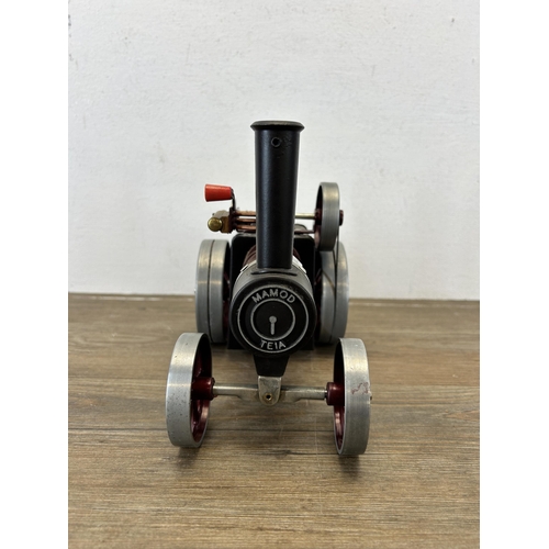 400 - A Mamod TE1A Traction Engine live steam model - approx. 18cm high x 10cm wide x 24cm deep