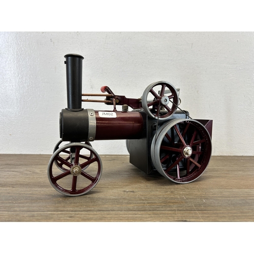 400 - A Mamod TE1A Traction Engine live steam model - approx. 18cm high x 10cm wide x 24cm deep