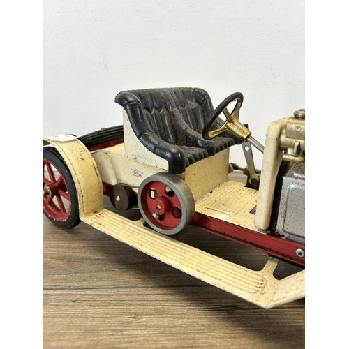 401 - A Mamod SA1 Roadster live steam model - approx. 14cm high x 16cm wide x 39cm deep