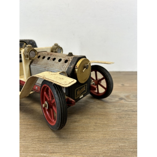 401 - A Mamod SA1 Roadster live steam model - approx. 14cm high x 16cm wide x 39cm deep