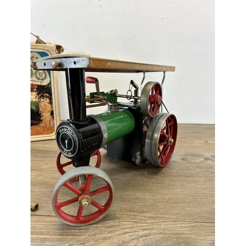 404 - A boxed Mamod TE1A Traction Engine live steam model