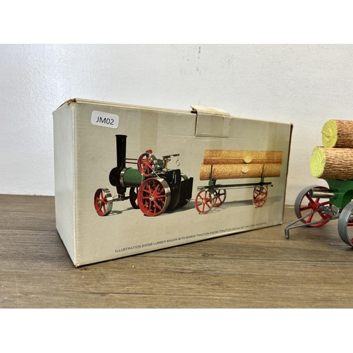 405 - A boxed Mamod lumber wagon