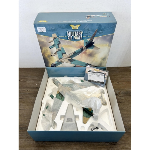 419 - A boxed Corgi The Aviation Archive Military Air Power Modern Era 1945 - 1970 limited edition Boeing ... 