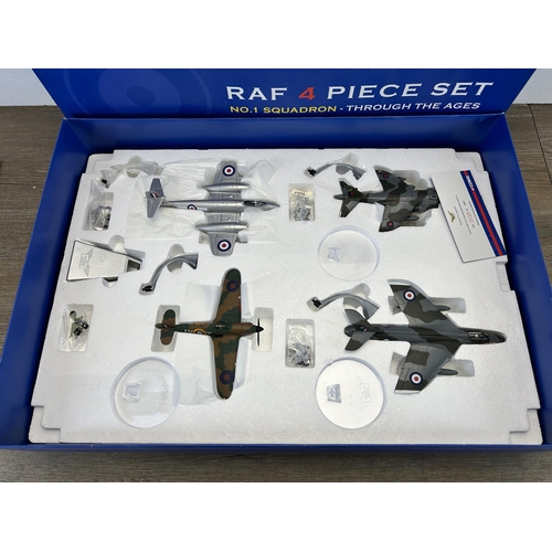 428 - A boxed Corgi The Aviation Archive No. 1 Squadron - Through The Ages limited edition RAF four piece ... 