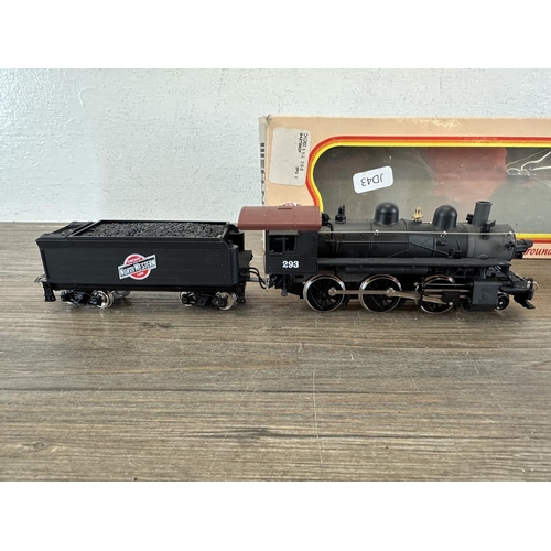 608 - Two model locomotives and tenders, one Mehano chicago-northwestern P002 loco 2-6-0 mogul and Hornby ... 