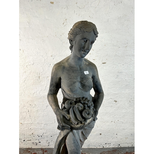 159 - A polyethylene statuette of Pomona - approx. 160cm high