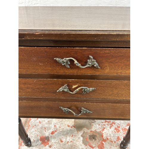 160 - An Edwardian mahogany chest of drawers - approx. 63cm high x 69cm wide x 36cm deep