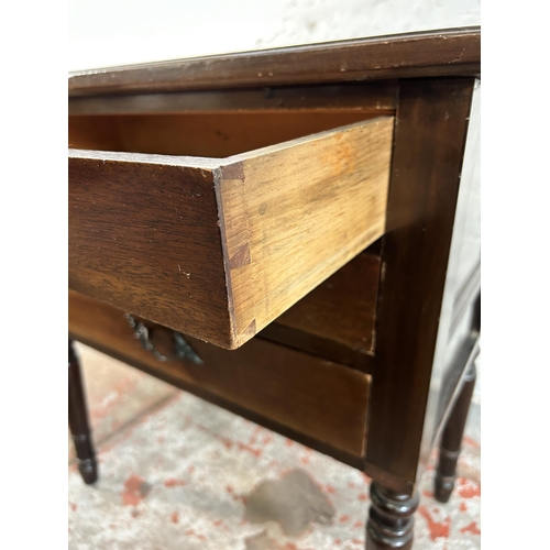 160 - An Edwardian mahogany chest of drawers - approx. 63cm high x 69cm wide x 36cm deep