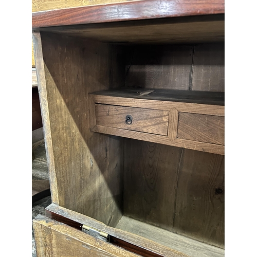 44 - A Korean elm and brass bound tansu chest - approx. 86cm high x 87cm wide x 45cm deep