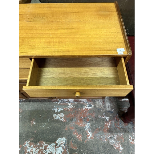 62 - A Nathan teak sideboard - approx. 75cm high x 102cm wide x 45cm deep