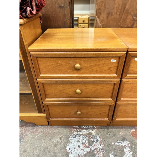 65 - A G Plan teak chest of drawers and bedside chest of drawers