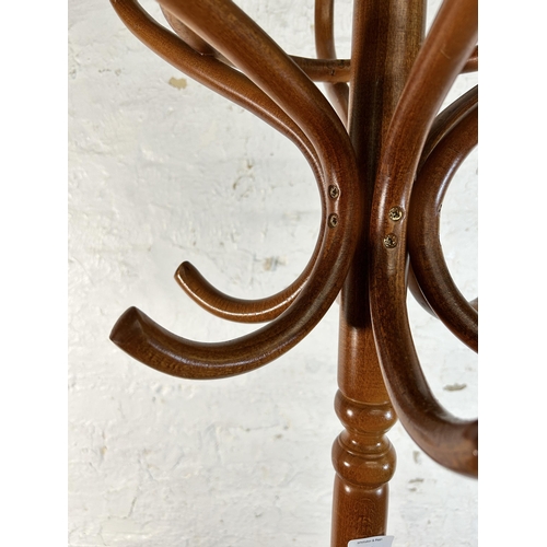 76 - A Thonet style bentwood coat stand - approx. 187cm high