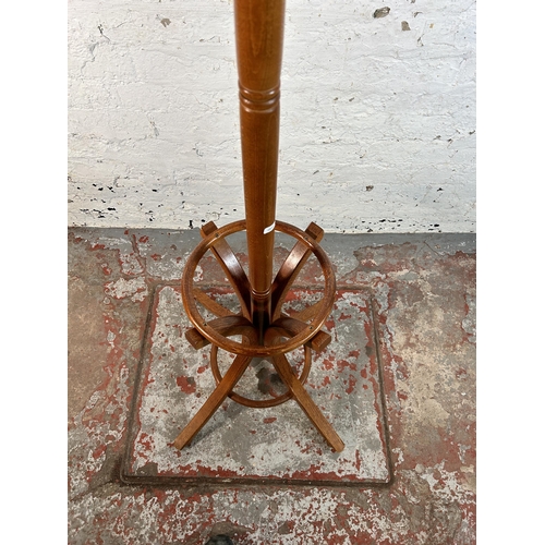 77 - A Thonet style bentwood coat stand - approx. 187cm high