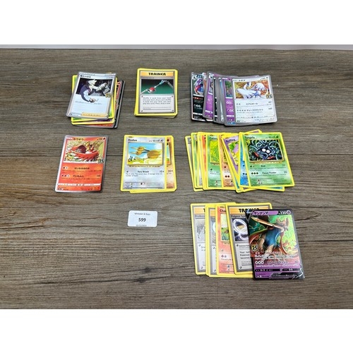 599 - A collection of Pokémon trading cards