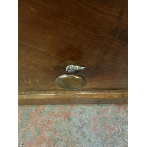 140 - A Victorian mahogany chest of drawers - approx. 114cm high x 123cm wide x 52cm deep