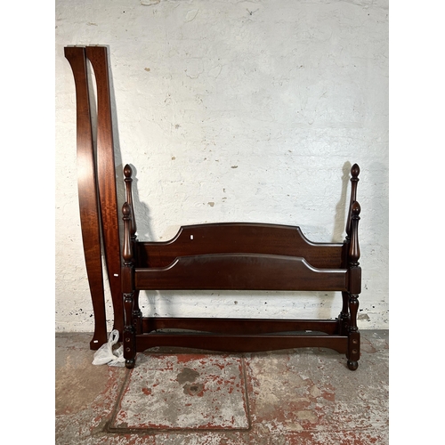 223 - A Stag Minstrel mahogany double bed frame