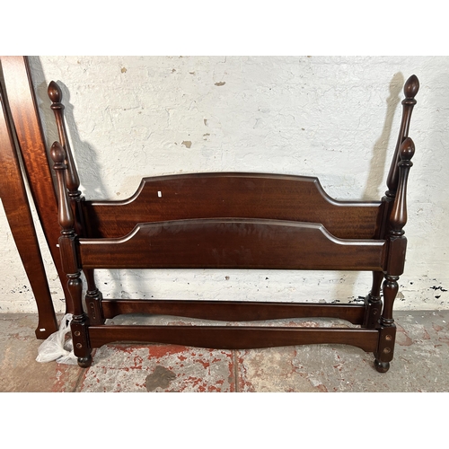 223 - A Stag Minstrel mahogany double bed frame