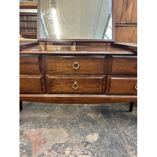 226 - A Stag Minstrel mahogany dressing table