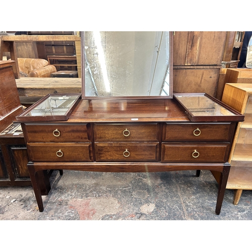 226 - A Stag Minstrel mahogany dressing table