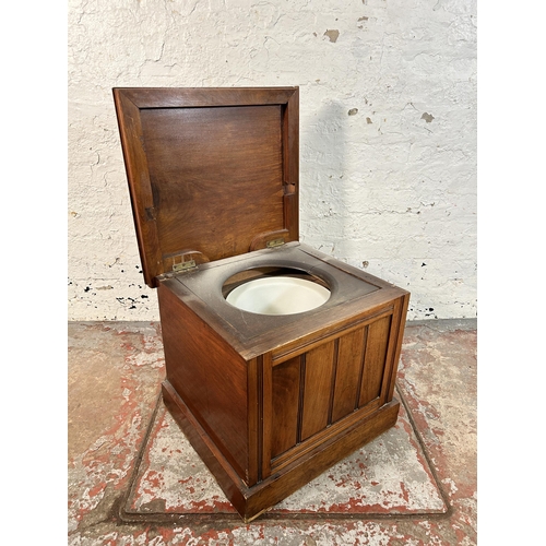 227 - A 19th century mahogany commode