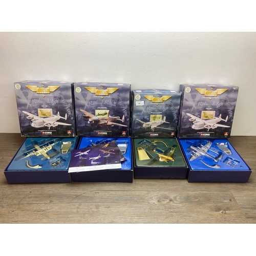 441 - Four boxed Corgi The Aviation Archive 1st Issue 1:44 scale die-cast models, two Berlin Airlift 47201... 