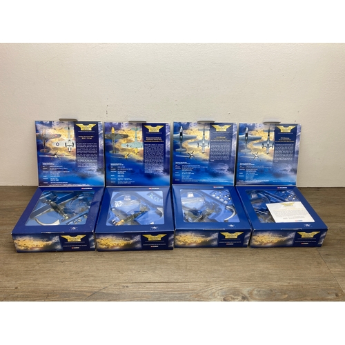 444 - Four boxed Corgi The Aviation Archive limited edition 1:72 scale die-cast models, two AA32202, AA321... 