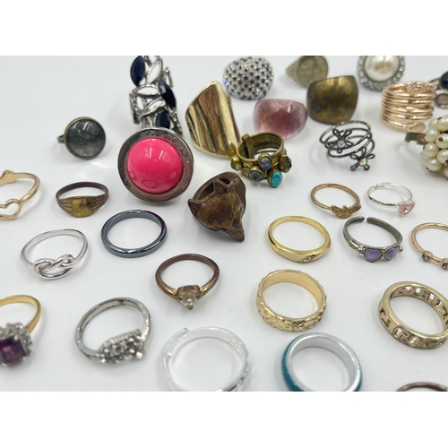 2035 - A collection of dress rings