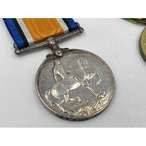 2311 - A WWI British medal pair presented to Pte. W. S. Haviside 4th S. A. I.