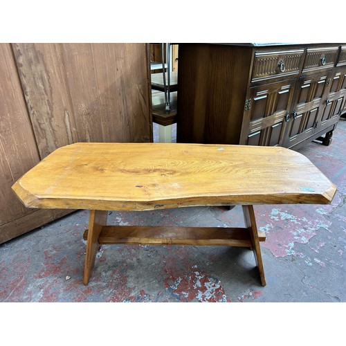 170 - A 1970s Swettenham Mill elm tree slice coffee table