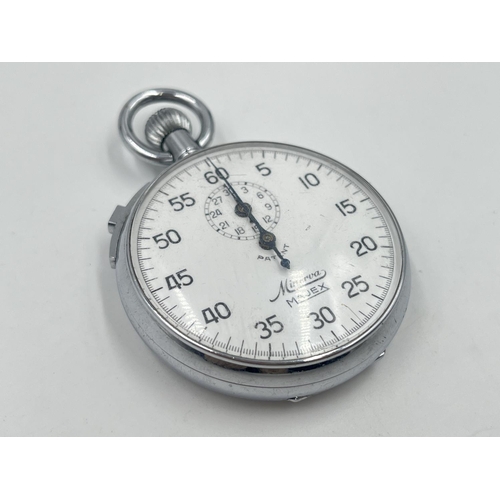 2348 - A mid 20th century Minerva Majex stopwatch