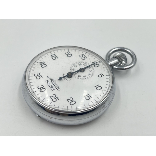 2348 - A mid 20th century Minerva Majex stopwatch