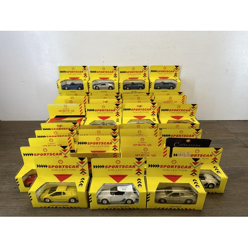 314 - A collection of boxed Shell Sportscar Collection die-cast model vehicles