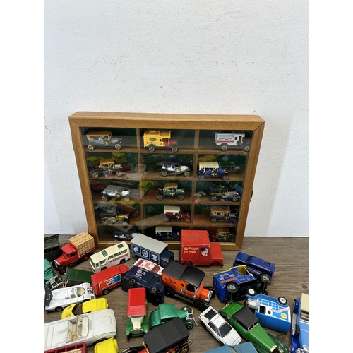 315 - A collection of unboxed die-cast model vehicles to include Lesney models of Yesteryear 1926 type 35 ... 