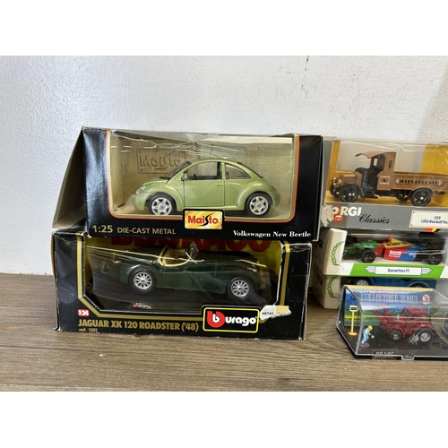 316 - A collection of boxed die-cast model vehicles to include Maisto Special Edition Volkswagon New Beetl... 