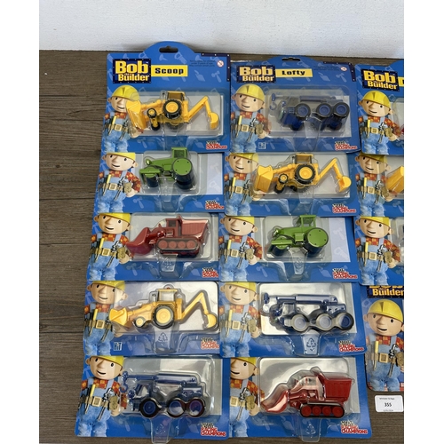 355 - A collection of sealed Racing Champions Bob the Builder figurines and model vehicles