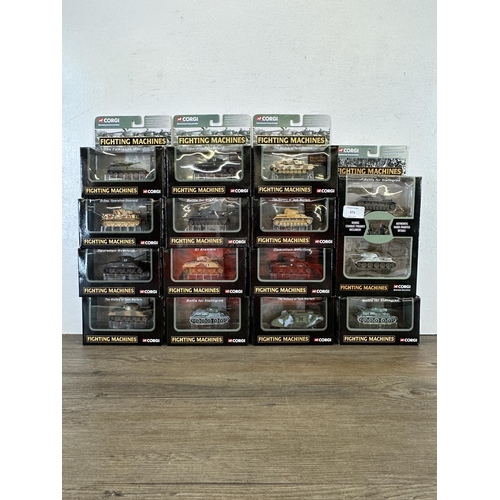 371 - A collection of boxed Corgi Showcase Collection Fighting Machines die-cast model vehicles