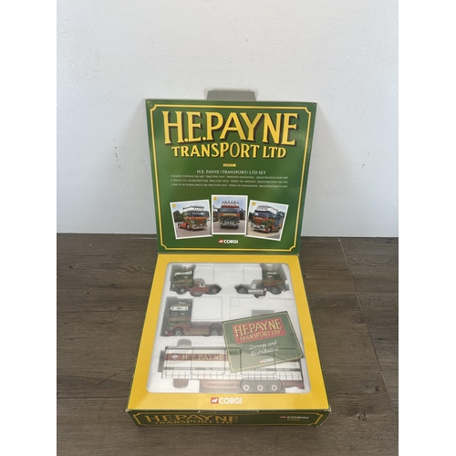 425 - A boxed Corgi CC99147 H.E.Payne (Transport) Ltd limited edition die-cast model vehicle set